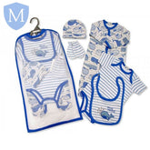Baby Boys 5 pcs Gift Set - Ahoy Matey (GP251036) (Baby Boys Gift Set) Mansuri